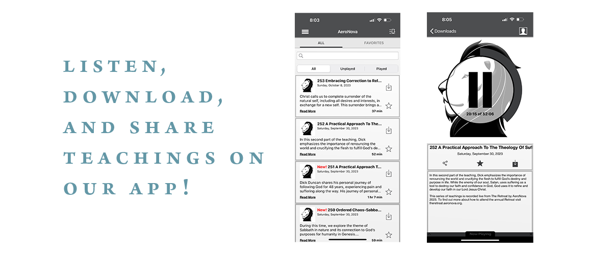 The free AeroNova Christian podcast app